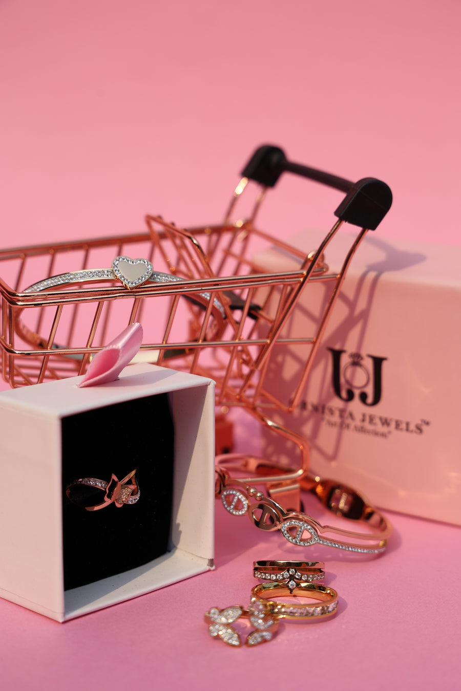 Ring and bracelet stack from Ornista Jew